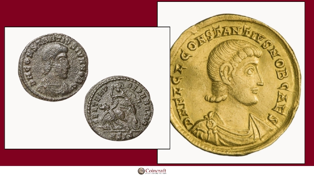 Roman Coin featuring Constantius Gallus (326 – 354) - Coincraft